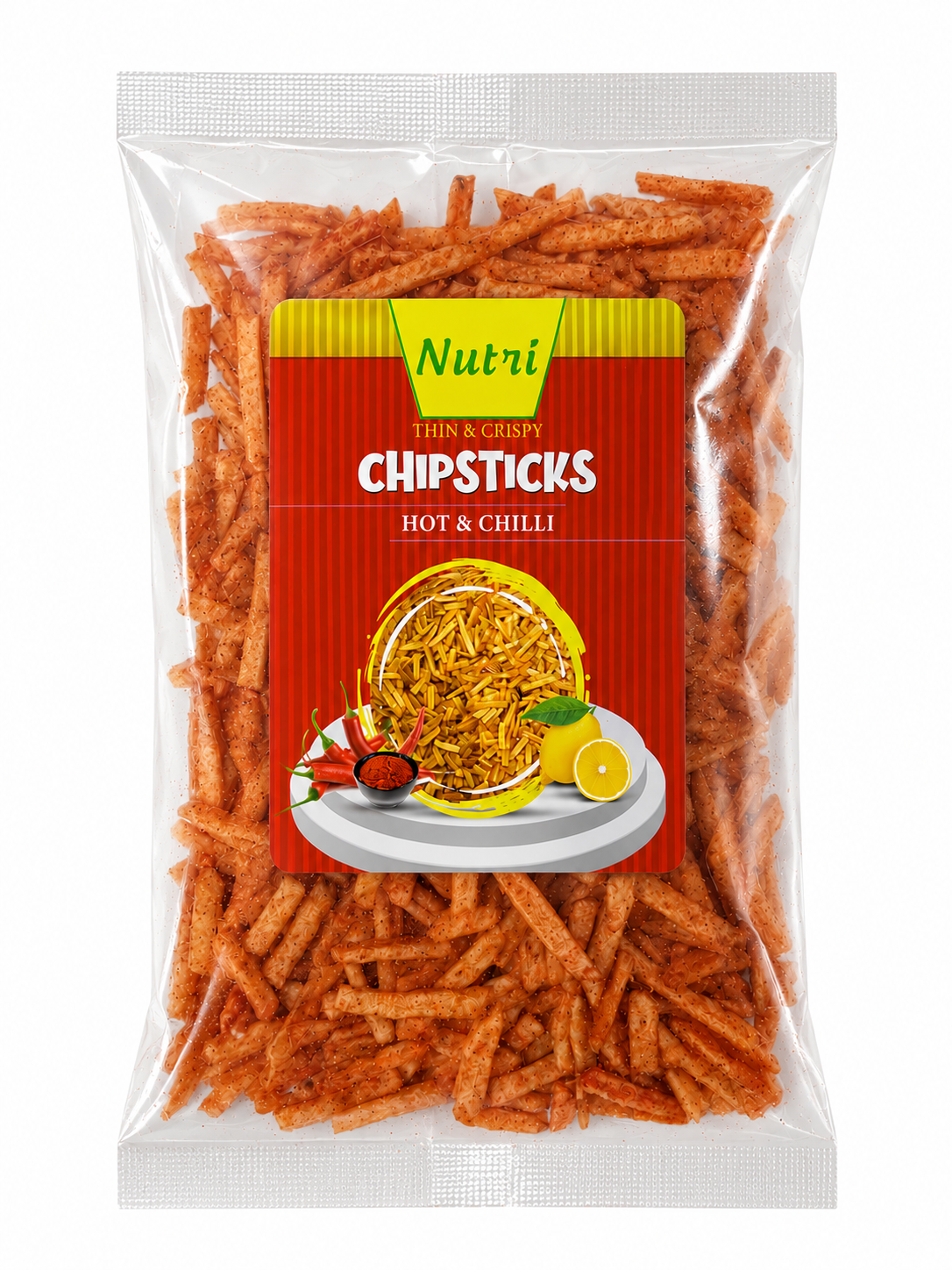 Chipsticks Hot Chilli โ Fiery Spicy Crispy Potato Sticks