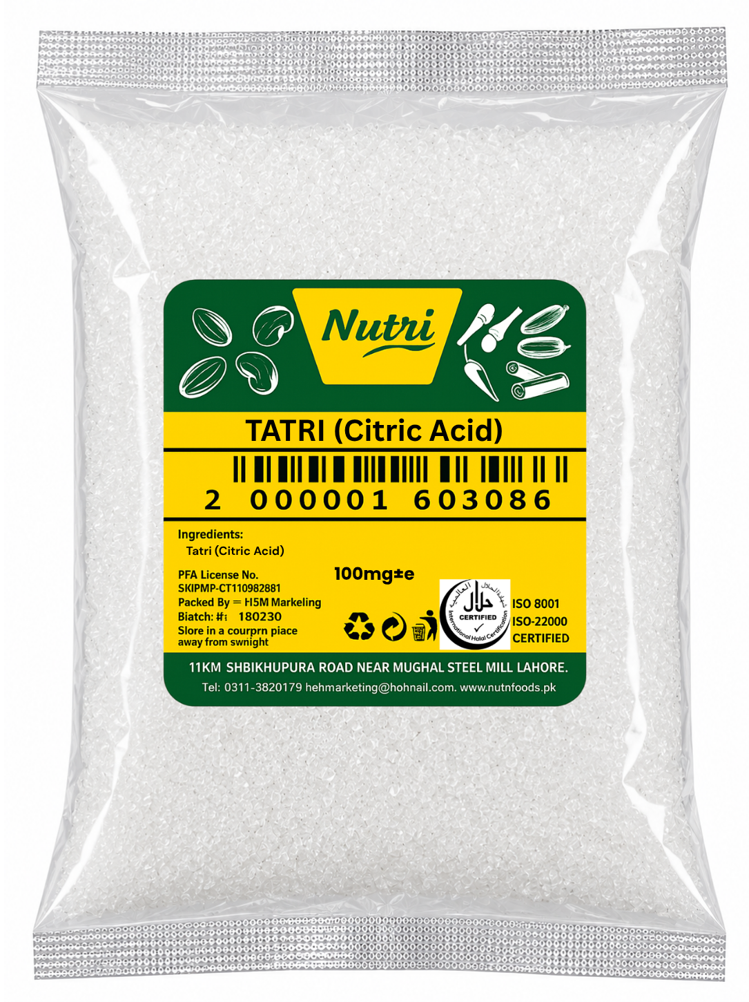 Tatri โ Premium Quality Citric Acid (Pure)