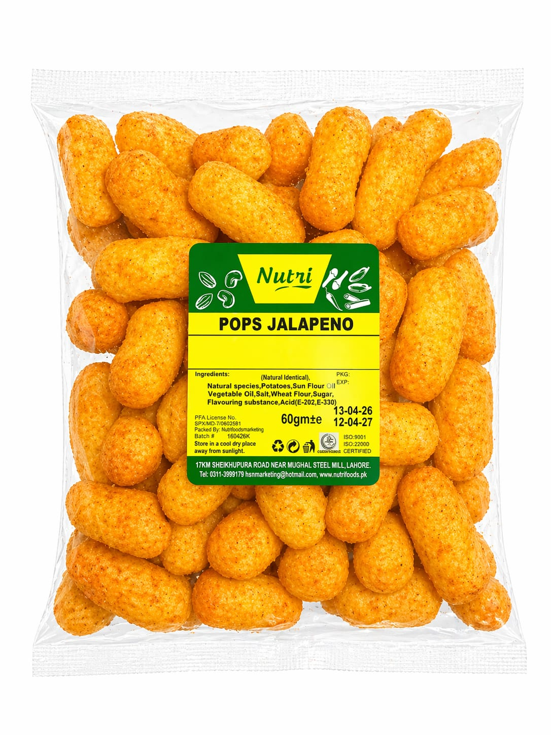 Pops Jalapeno (Crunchy Pops โ Hot & Crispy Treat)