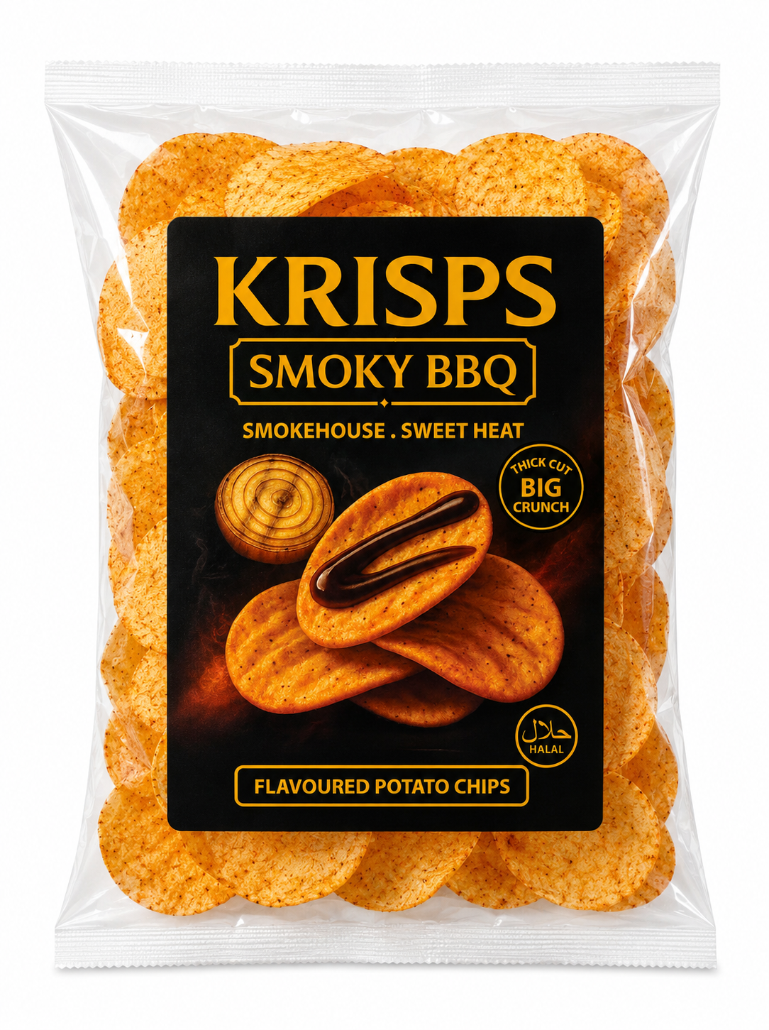 Krisps Smoky BBQ โ Smoky & Savory Crunchy Snack