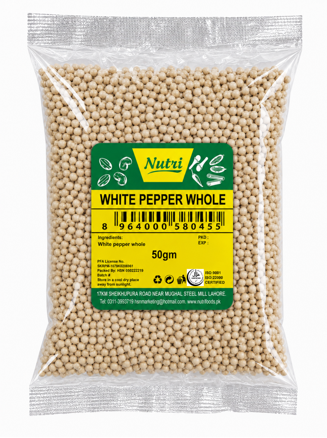 White Pepper Whole โ Premium Quality White Peppercorns