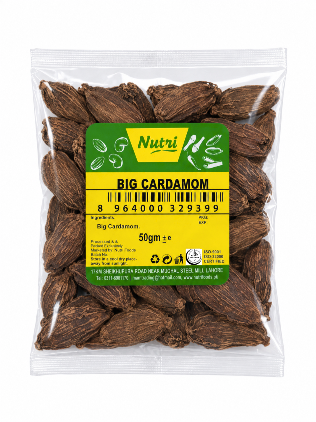 Black Cardamom (Premium Quality Big Elaichi)