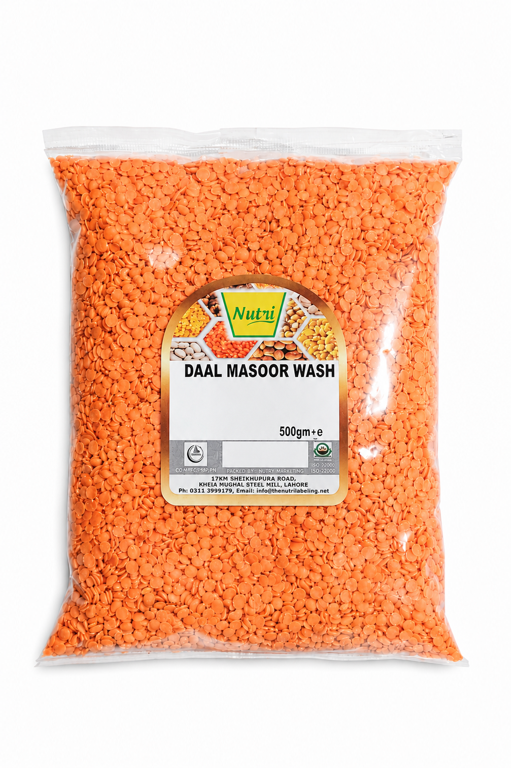 Nutri Daal Masoor Washed pouch