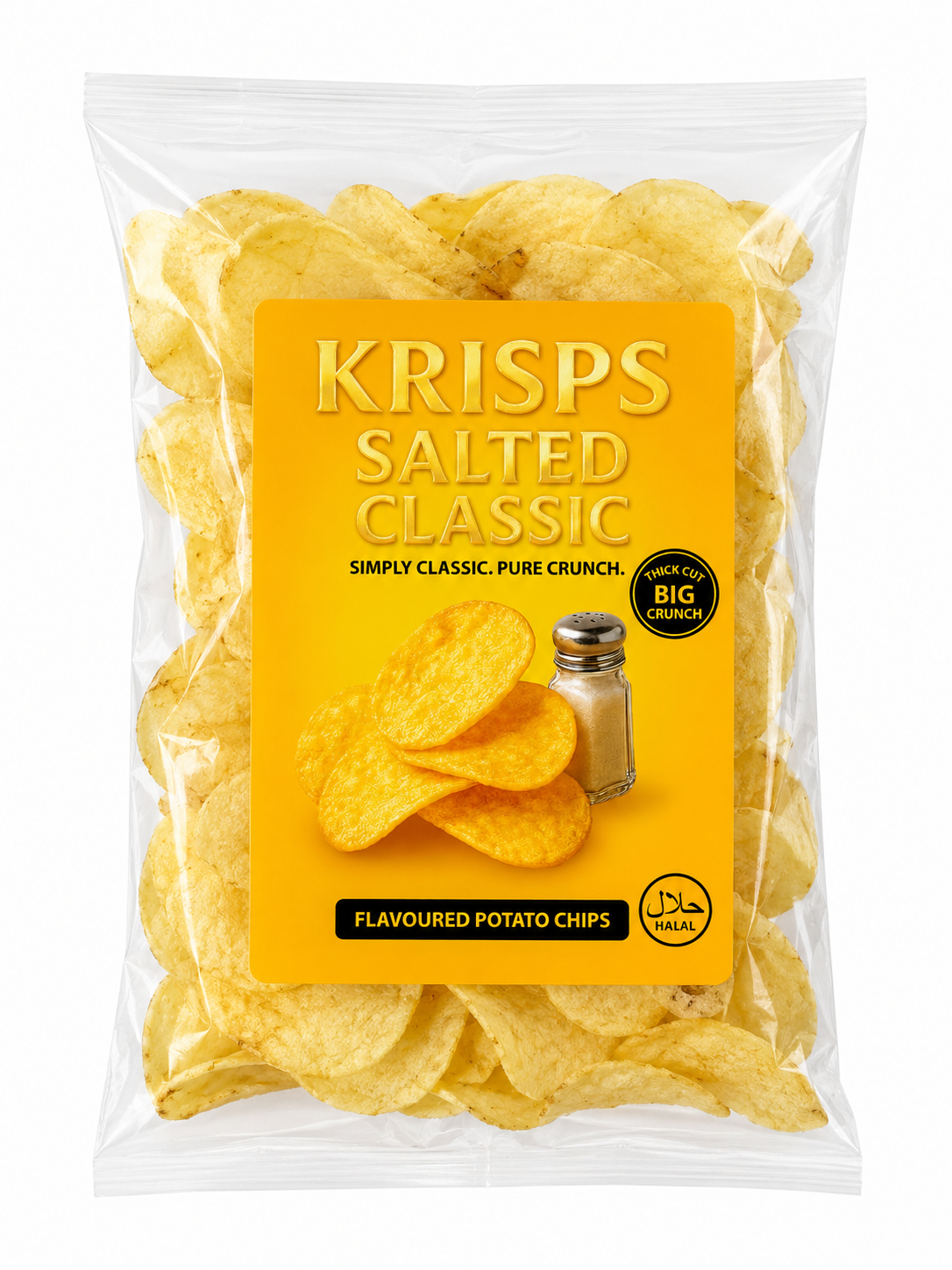Krisps Salted Classic – Light & Crispy Snack