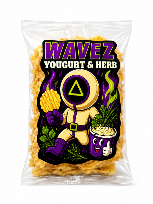 Wavez Yogurt & Herb – Creamy Crispy Potato Chips